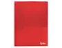 Liderpapel Carpeta dossier con dos bolsas canguro roja DIN A4