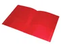 Liderpapel Carpeta dossier con dos bolsas canguro roja DIN A4