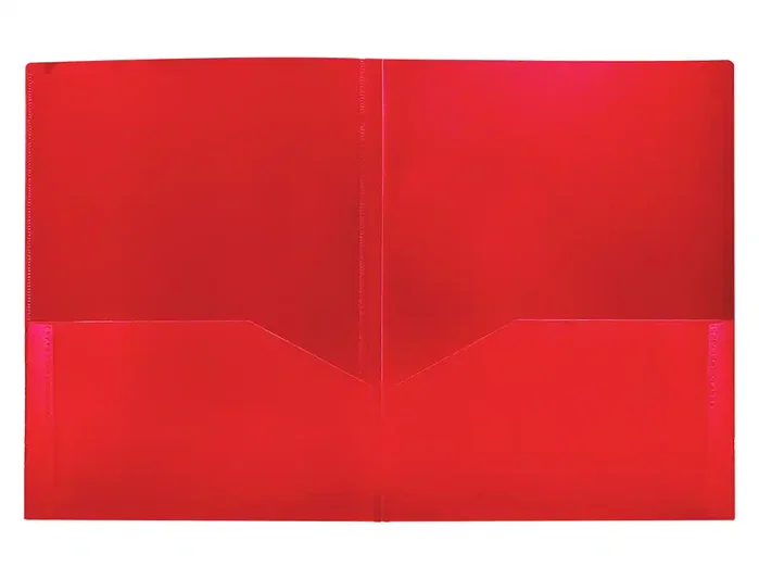 Liderpapel Carpeta dossier con dos bolsas canguro roja DIN A4 Liderpapel Carpeta dossier con dos bolsas canguro roja DIN A4