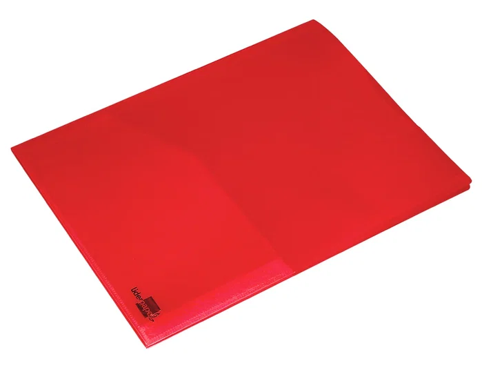 Liderpapel Carpeta dossier con dos bolsas canguro roja DIN A4 Liderpapel Carpeta dossier con dos bolsas canguro roja DIN A4