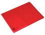 Liderpapel Carpeta dossier con dos bolsas canguro roja DIN A4