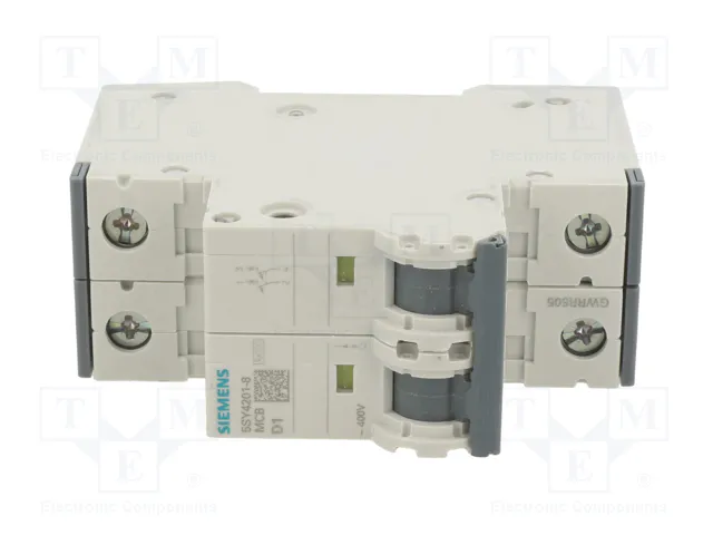SIEMENS 5SY4201-8 Interruptor magnetotérmico 2 polos 1A 10kA