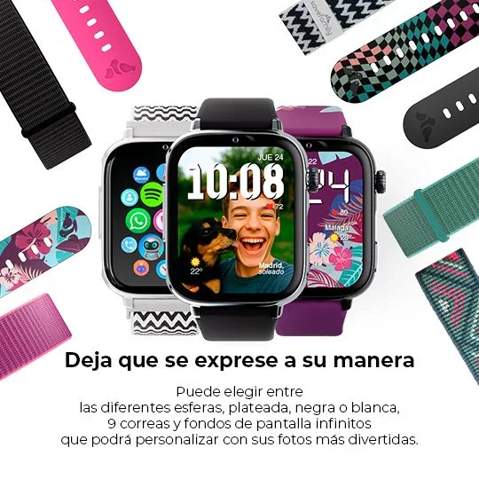 Savefamily SaveWatch Plus 2 Reloj Inteligente Infantil con Pantalla AMOLED y Correa Tribeca