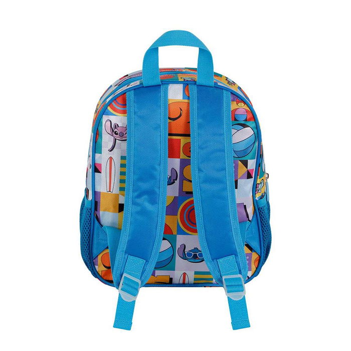 Karaktermania Mochila Lilo y Stitch Skater 3D Pequeña Preescolar 8,5L 26x11x31cm