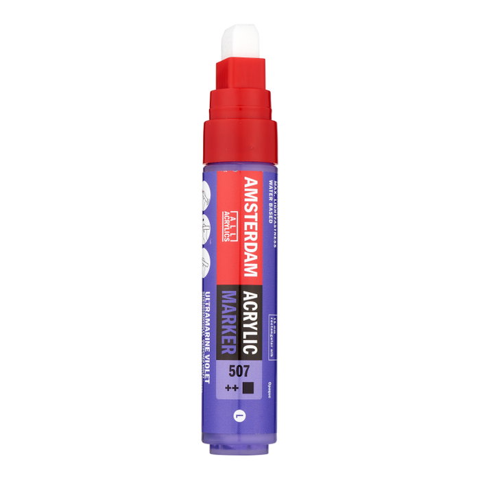 Amsterdam Marker Acrílica 15 mm Azul Ultramar Violeta 507