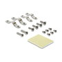 DeLOCK 90788 Caja de conexión de red Cat.6 STP LSA Plata