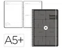 Antartik Essentials Agenda Escolar 26-27 Espiral, Día Página A5+, Papel FSC 80g, Interior Bilingüe, Color Negro