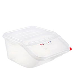 ARAVEN Contenedor Práctico GN 2/3, 16 Litros, Capacidad 16 l, Dimensiones: 415 mm (largo) x 340 mm (ancho) x 200 mm (alto)