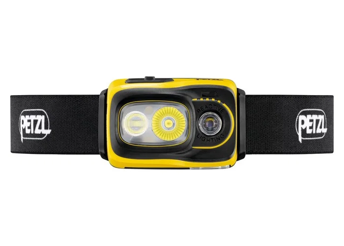 Petzl E810AB00 SWIFT RL Linterna frontal, negro/amarillo