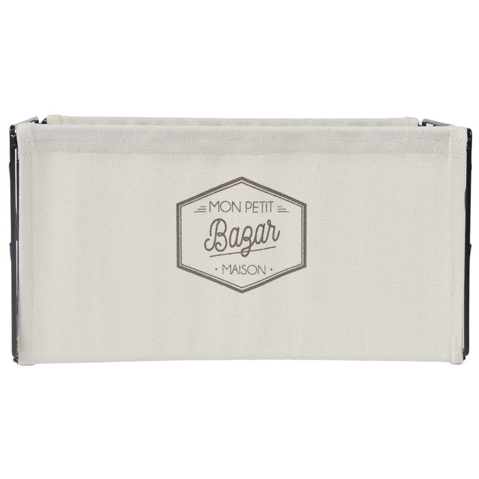 Home Deco Factory Cesta Plegable Ma Petite Buand 35x23x18 cm Ahorro de Espacio