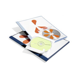 Durable Pack de 10 Sobres Autoadhesivos Transparentes para 1 CD de PP