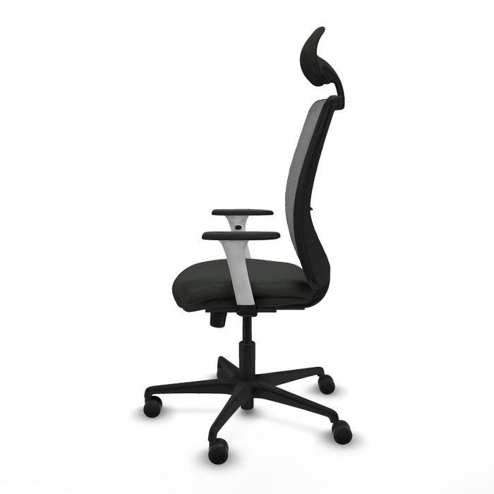 PIQUERAS Y CRESPO Silla de oficina Zulema con mecanismo Sincro, Negro y Gris PIQUERAS Y CRESPO Silla de oficina Zulema con mecanismo Sincro, Negro y Gris