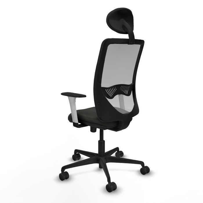 PIQUERAS Y CRESPO Silla de oficina Zulema con mecanismo Sincro, Negro y Gris PIQUERAS Y CRESPO Silla de oficina Zulema con mecanismo Sincro, Negro y Gris