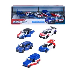 Majorette Pack de Regalo de 5 Coches de Juguete BMW para Niños +3 Años