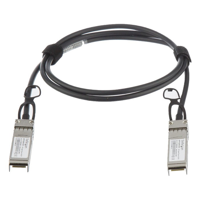 Startech Cable SFP+ Twinax Direct-Attach MSA 10GbE, 1 Metro, Copper, para Enlaces de Rack Startech Cable SFP+ Twinax Direct-Attach MSA 10GbE, 1 Metro, Copper, para Enlaces de Rack