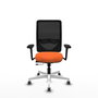 PIQUERAS Y CRESPO Silla de oficina Zulema Naranja y Negro