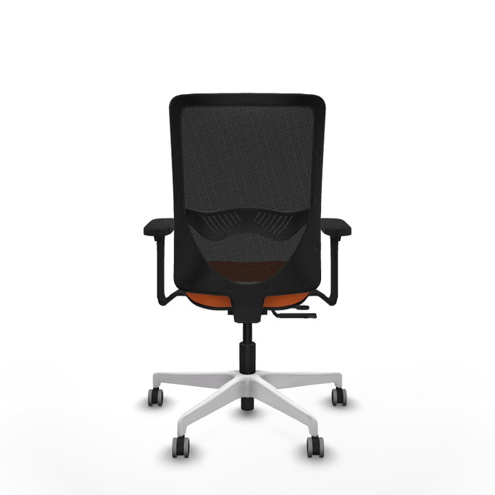 PIQUERAS Y CRESPO Silla de oficina Zulema Naranja y Negro