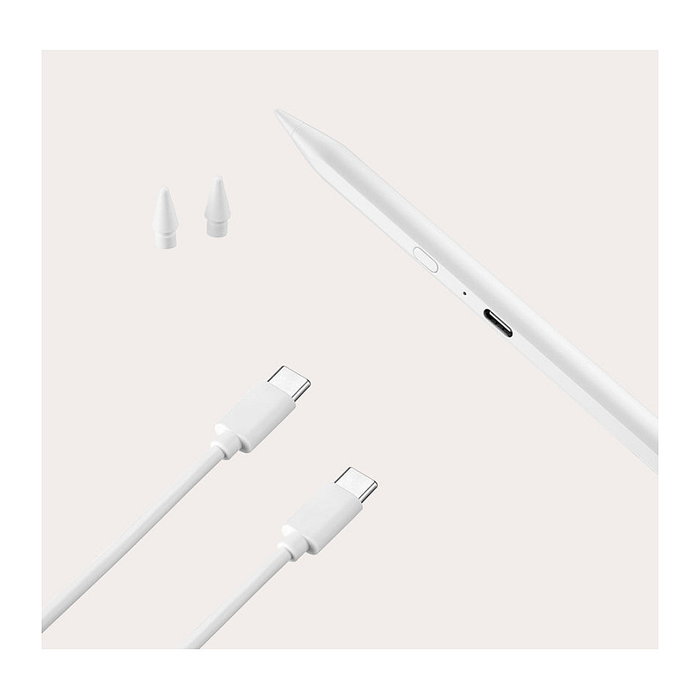 TUCANO MA-STY3-W Tucano Pencil 3 para Apple iPad, Compatible con iPad Air, iPad Pro, iPad Mini, Modelos 2018 en adelante, Blanco