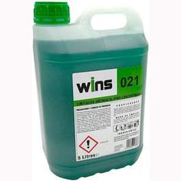 Vinfer Limpiador Amoniacal Pino Concentrado Wins 021 Verde Garrafa 5 L