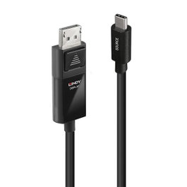 Lindy Cable Adaptador USB Tipo C a DisplayPort 8K60 1 m Negro
