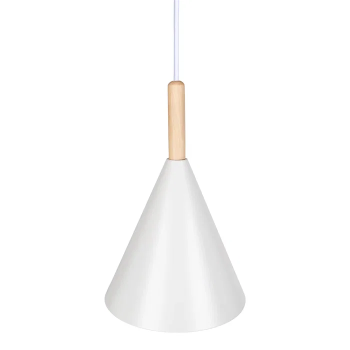 Lámpara Colgante "Madeleine" SKD-P130-3-W Metal y Madera Lámpara Colgante "Madeleine" SKD-P130-3-W Metal y Madera