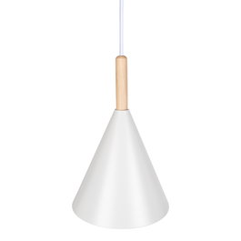Lámpara Colgante Madeleine de Metal y Madera en Aluminio y Madera
