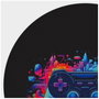 Alfombra Gaming Huzaro HZ-FLOORMAT 7.0 Negro Goma