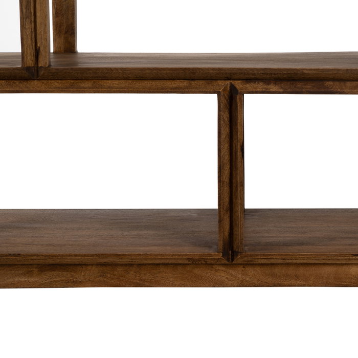 Estantería Marrón Madera de Mango Salón 160 X 42 X 85 cm