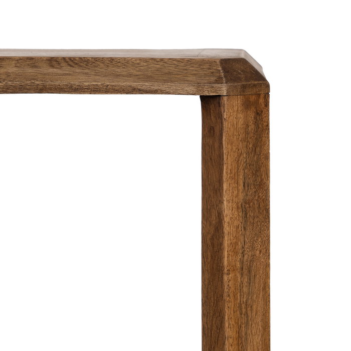 Estantería Marrón Madera de Mango Salón 160 X 42 X 85 cm