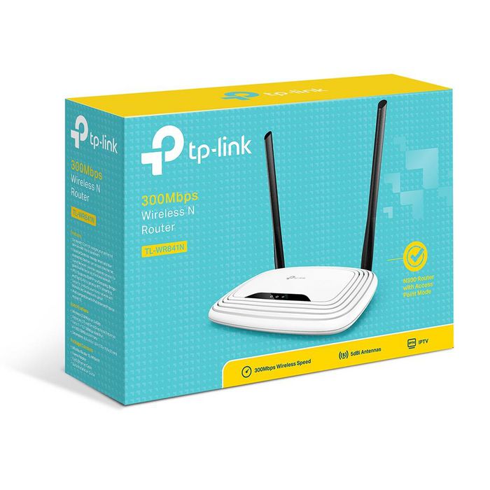 TP-Link TL-WR841N Router Inalámbrico N300, Velocidad 300Mbps, Antenas 5dBi, WiFi 2.4GHz, Estándar IEEE 802.11n/g/b