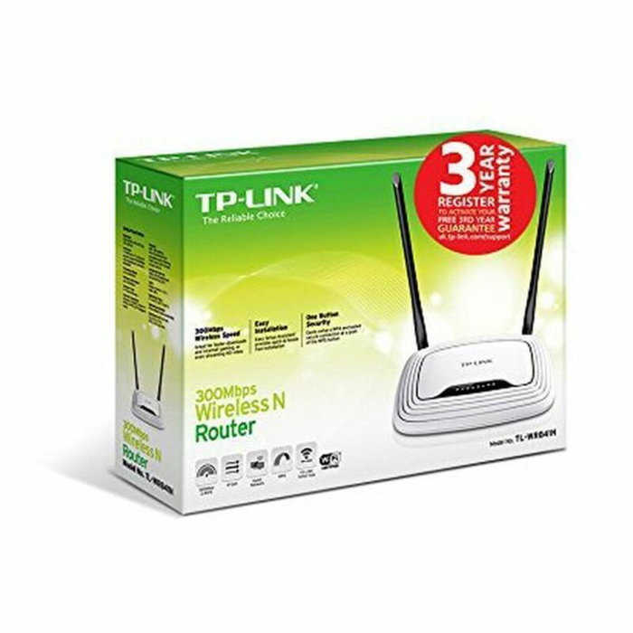 TP-Link TL-WR841N Router Inalámbrico N300 300Mbps 2.4GHz Blanco
