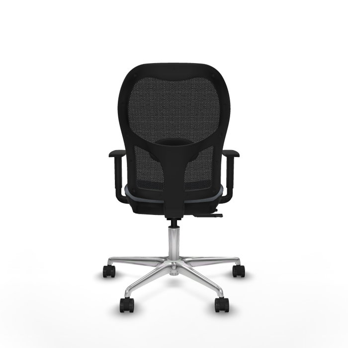 PIQUERAS Y CRESPO Silla de oficina Jorquera con mecanismo Sincro/Traslack, Gris y Negro PIQUERAS Y CRESPO Silla de oficina Jorquera con mecanismo Sincro/Traslack, Gris y Negro