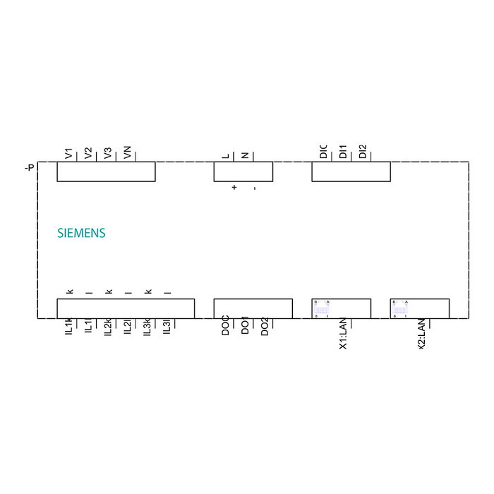 Siemens 7KM3220-0BA01-1DA0 Medidor SENTRON PAC3220 Siemens 7KM3220-0BA01-1DA0 Medidor SENTRON PAC3220