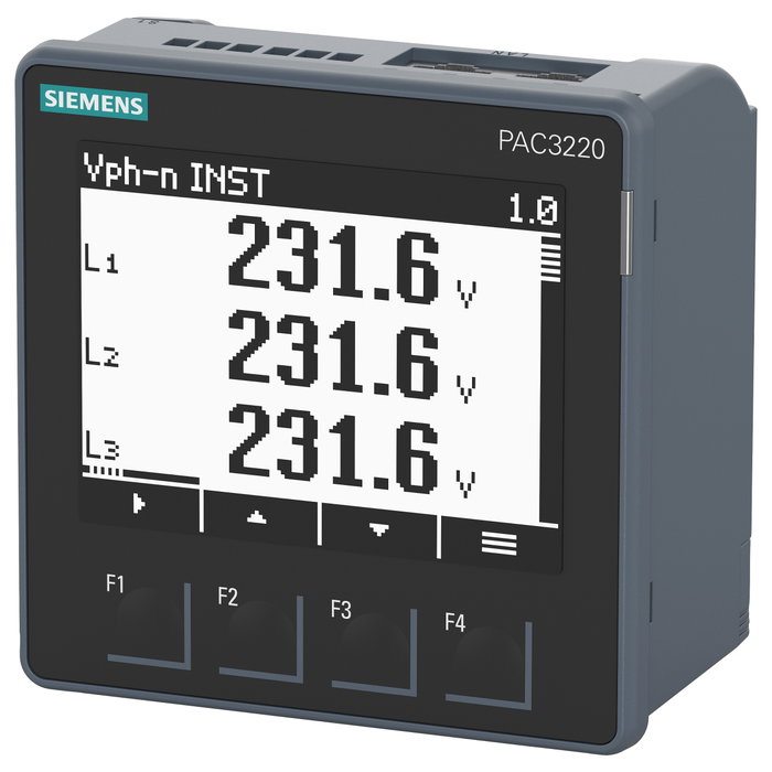Siemens 7KM3220-0BA01-1DA0 Medidor SENTRON PAC3220 Siemens 7KM3220-0BA01-1DA0 Medidor SENTRON PAC3220