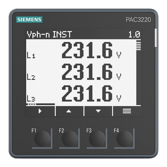 Siemens 7KM3220-0BA01-1DA0 Medidor SENTRON PAC3220 Siemens 7KM3220-0BA01-1DA0 Medidor SENTRON PAC3220