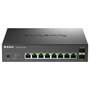 D-Link DMS-1250-10S - Switch Gestionado 10 Puertos (8x2.5G PoE+ + 2 SFP) 2.5G Ethernet, PoE 120W Total