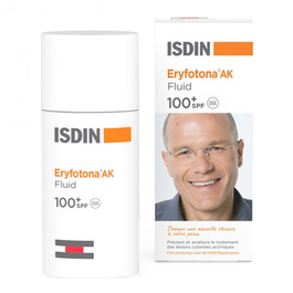 ISDIN Eryfotona AK Fluid 50 mL - Fotoprotector con reparación del ADN celular, SPF 50+
