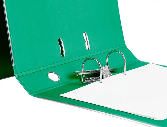 Liderpapel Archivador de palanca verde folio con lomo 52 mm