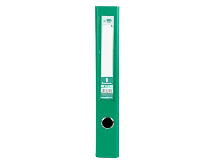 Liderpapel Archivador de palanca verde folio con lomo 52 mm Liderpapel Archivador de palanca verde folio con lomo 52 mm