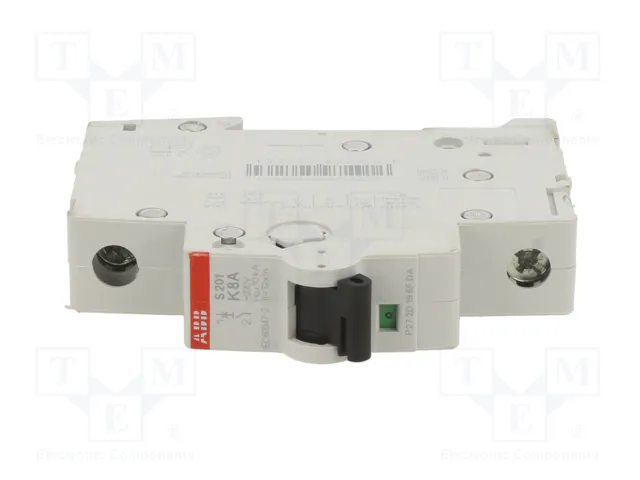ABB S200 S201-K8 Interruptor magnetotérmico 1 polo 8A 6kA ABB S200 S201-K8 Interruptor magnetotérmico 1 polo 8A 6kA