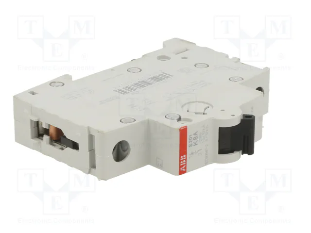 ABB S200 S201-K8 Interruptor magnetotérmico 1 polo 8A 6kA ABB S200 S201-K8 Interruptor magnetotérmico 1 polo 8A 6kA
