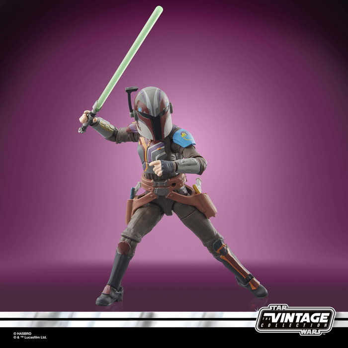 Hasbro Figura Star Wars Ahsoka Sabine Colección Vintage 9.5 cm