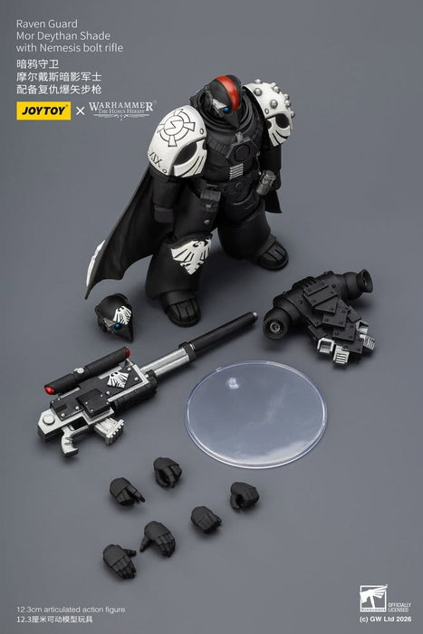 Joy Toy Warhammer 40,000 Figura Raven Guard Mor Deythan Shade 12 cm Joy Toy Warhammer 40,000 Figura Raven Guard Mor Deythan Shade 12 cm