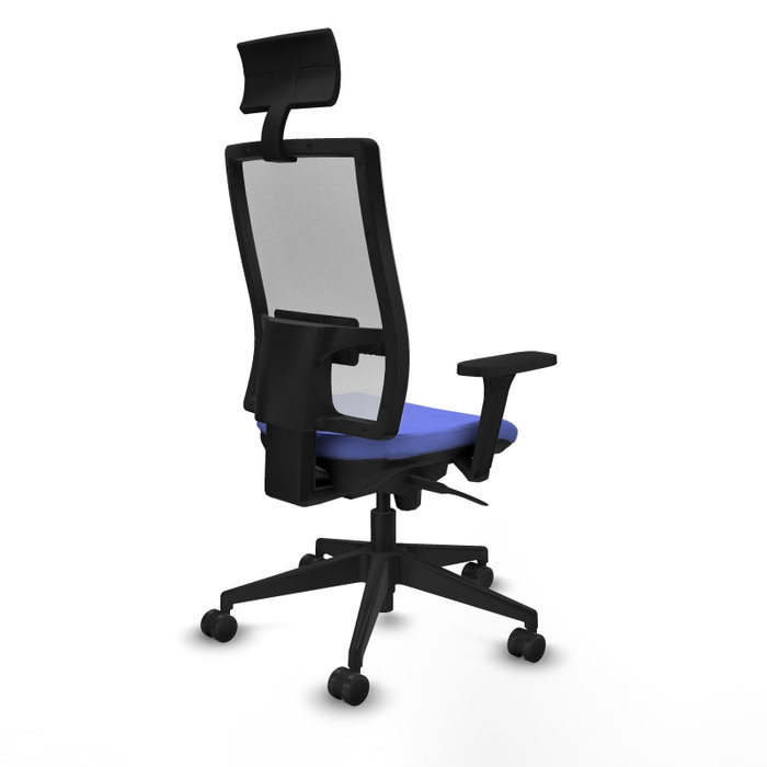 PIQUERAS Y CRESPO Silla de oficina Horna con mecanismo Sincro, Azul claro y Blanco PIQUERAS Y CRESPO Silla de oficina Horna con mecanismo Sincro, Azul claro y Blanco