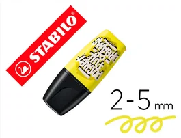 Stabilo Snooze One Rotulador Boss Mini Fluorescente Amarillo Fluor Marcador 2/5 mm