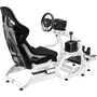 Oplite OPL3770031134469 - Soporte para Simulación de Vuelo y Carreras, Compatible con Cabina Full Force GTR S8, Frenos de Mano, Cajas de Cambios y Joysticks - Color Blanco