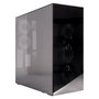 ARCTIC Xtender Caja PC Gaming Mid-Tower, Negro Cristal Templado Espejo, Soporte EATX, Montaje Vertical GPU, 6 Bahías, 7 Ranuras, Controlador Ventiladores ARGB 4-pin