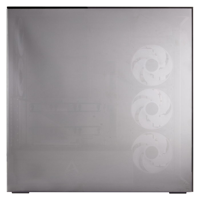 ARCTIC Xtender Caja PC Gaming Mid-Tower, Negro Cristal Templado Espejo, Soporte EATX, Montaje Vertical GPU, 6 Bahías, 7 Ranuras, Controlador Ventiladores ARGB 4-pin