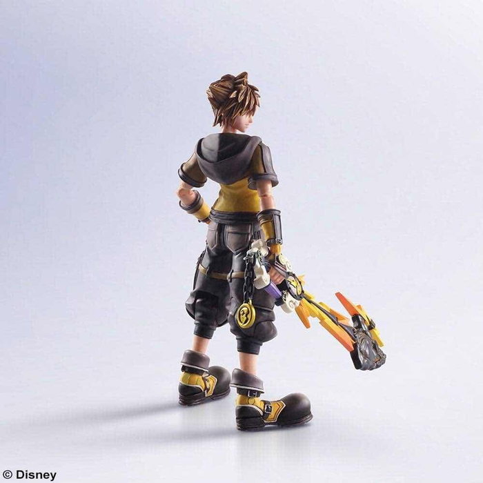 Square Enix Kingdom Hearts III: Bring Arts Sora Guard Form Ver. Figura PVC con Armas y Complementos