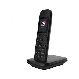Telekom Sinus 12 Teléfono Inalámbrico Analógico DECT - 1 Base, Negro, Altavoz, Identificador de Llamadas, Pantalla TFT, Hasta 300 m Alcance Exterior, Modo ECO, Incluye Adaptador